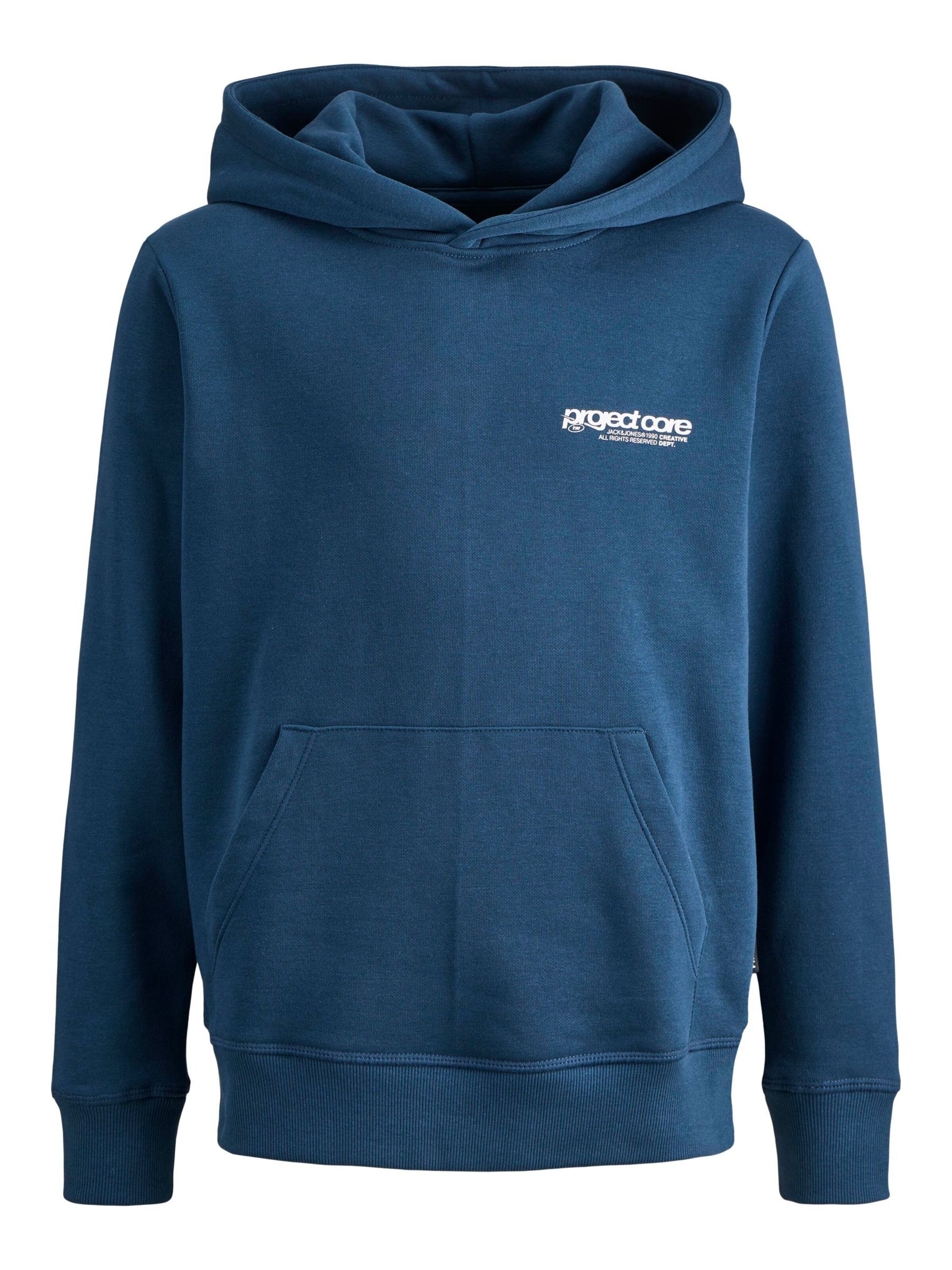 Sweat 'JCOUnion' Jack & Jones Junior en bleu : devant