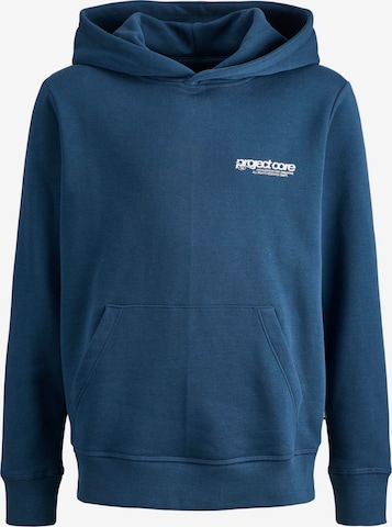 Jack & Jones Junior Sweatshirt 'JCOUnion' in Blue: front