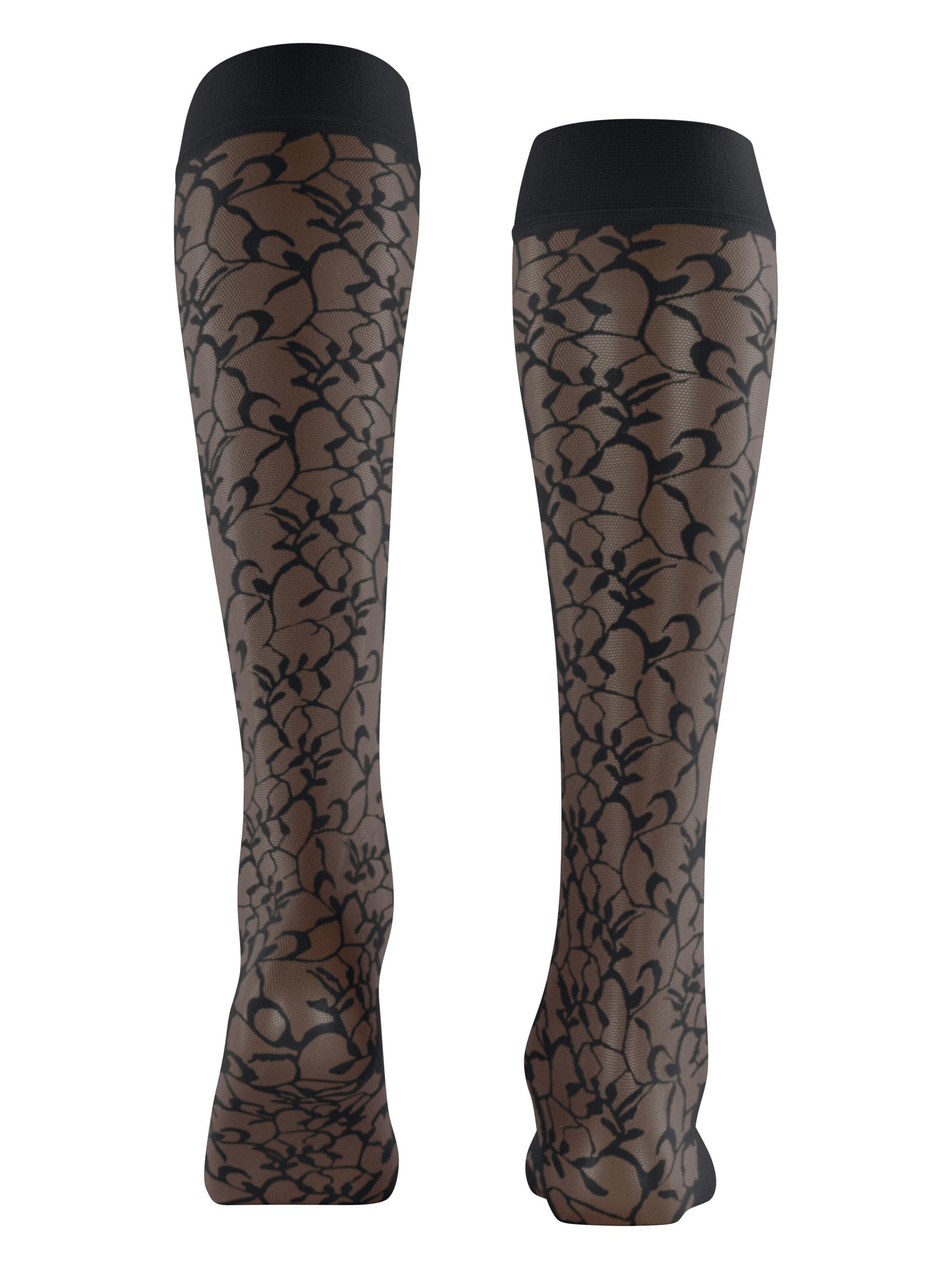 FALKE Over the Knee Socks 'Soft Spell' in Black