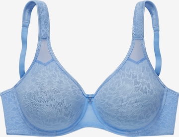 NUANCE T-Shirt Rintaliivi värissä sininen: etupuoli