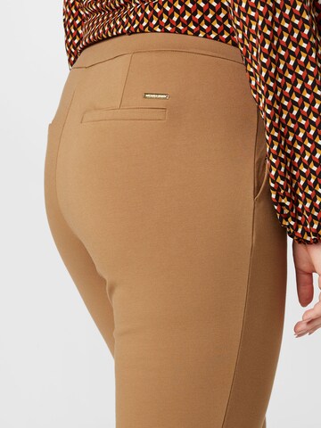 Skinny Pantaloni de la Michael Kors Plus pe maro