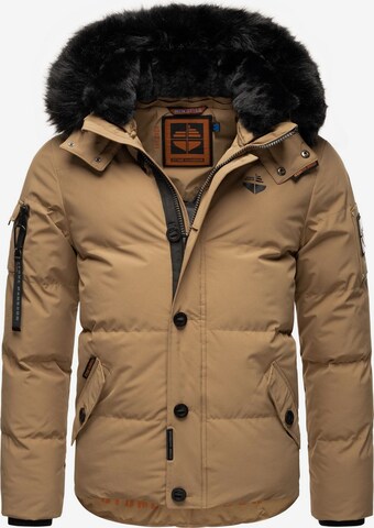 Veste d’hiver 'Halvaar' STONE HARBOUR en marron : devant