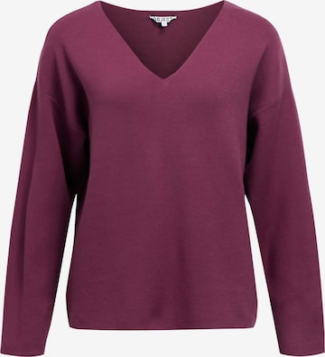 OBJECT Sweter w kolorze fioletowy: przód