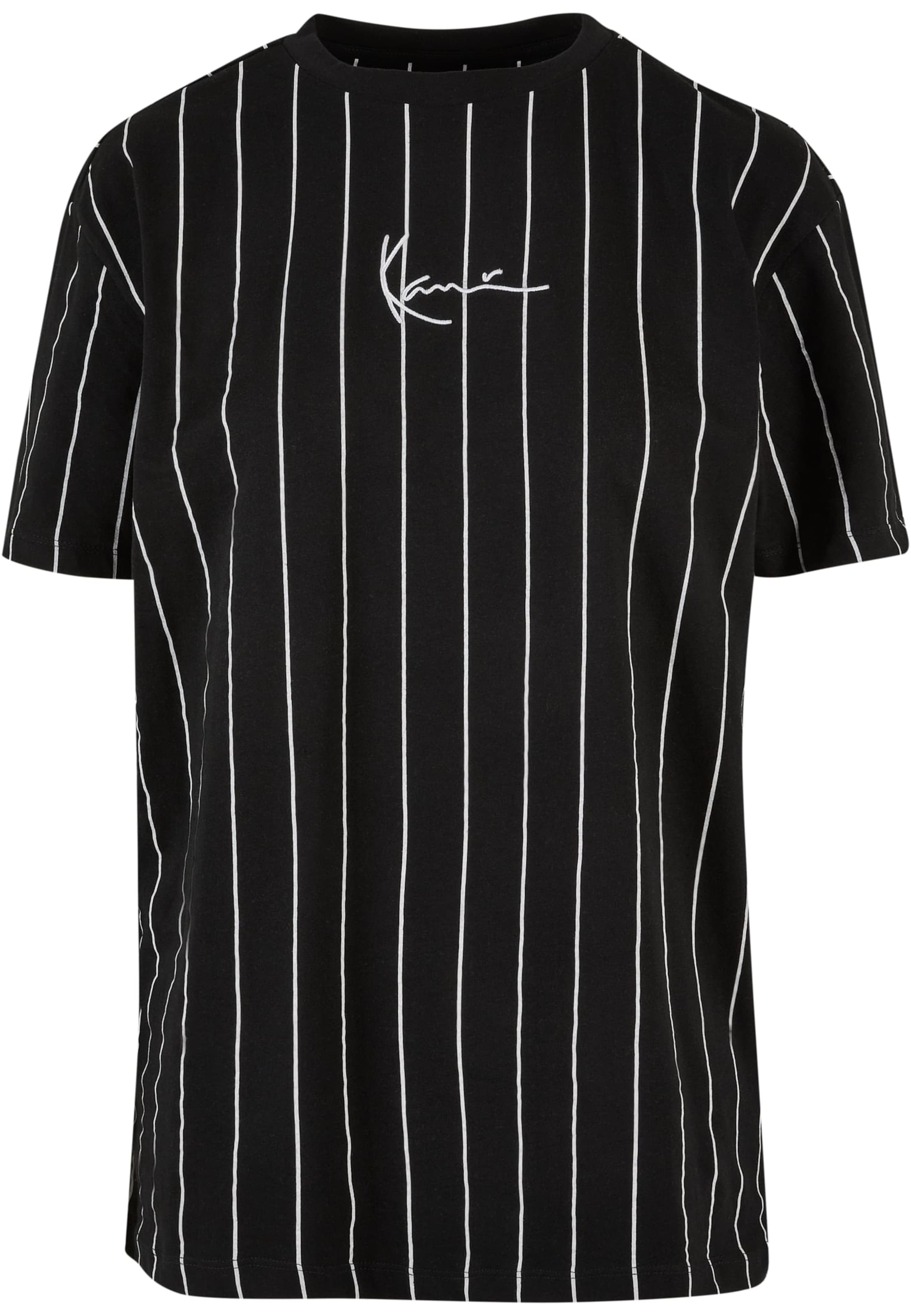 Tricou Karl Kani pe negru / alb, Vizualizare produs