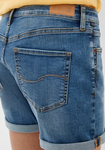 QS Regular Jeans i blå