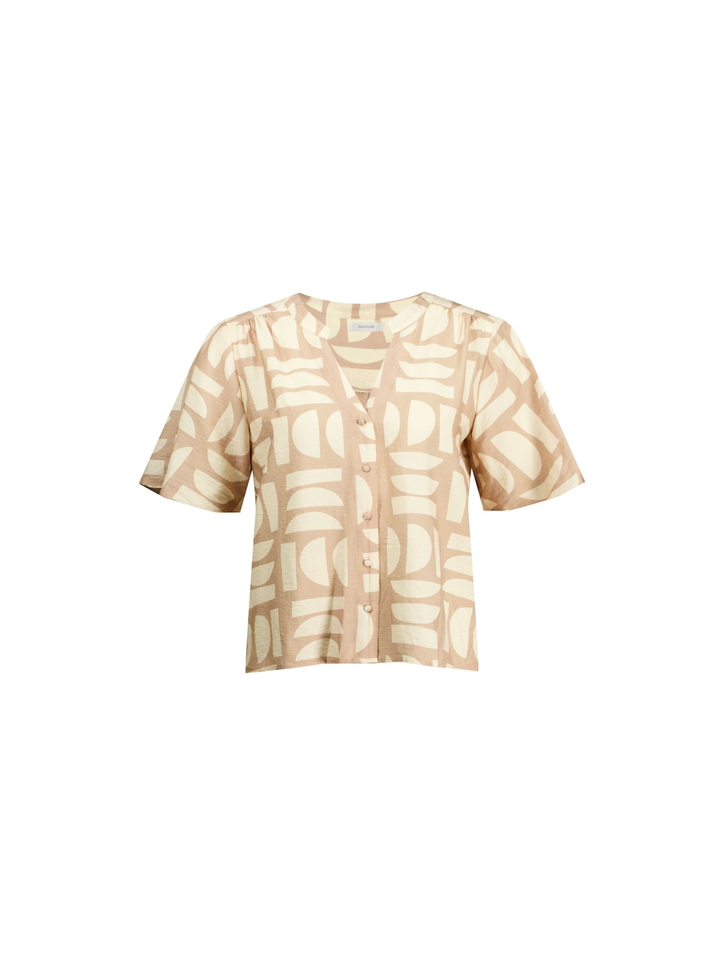 Deeluxe Blouse 'DORLANE ' in Beige: voorkant