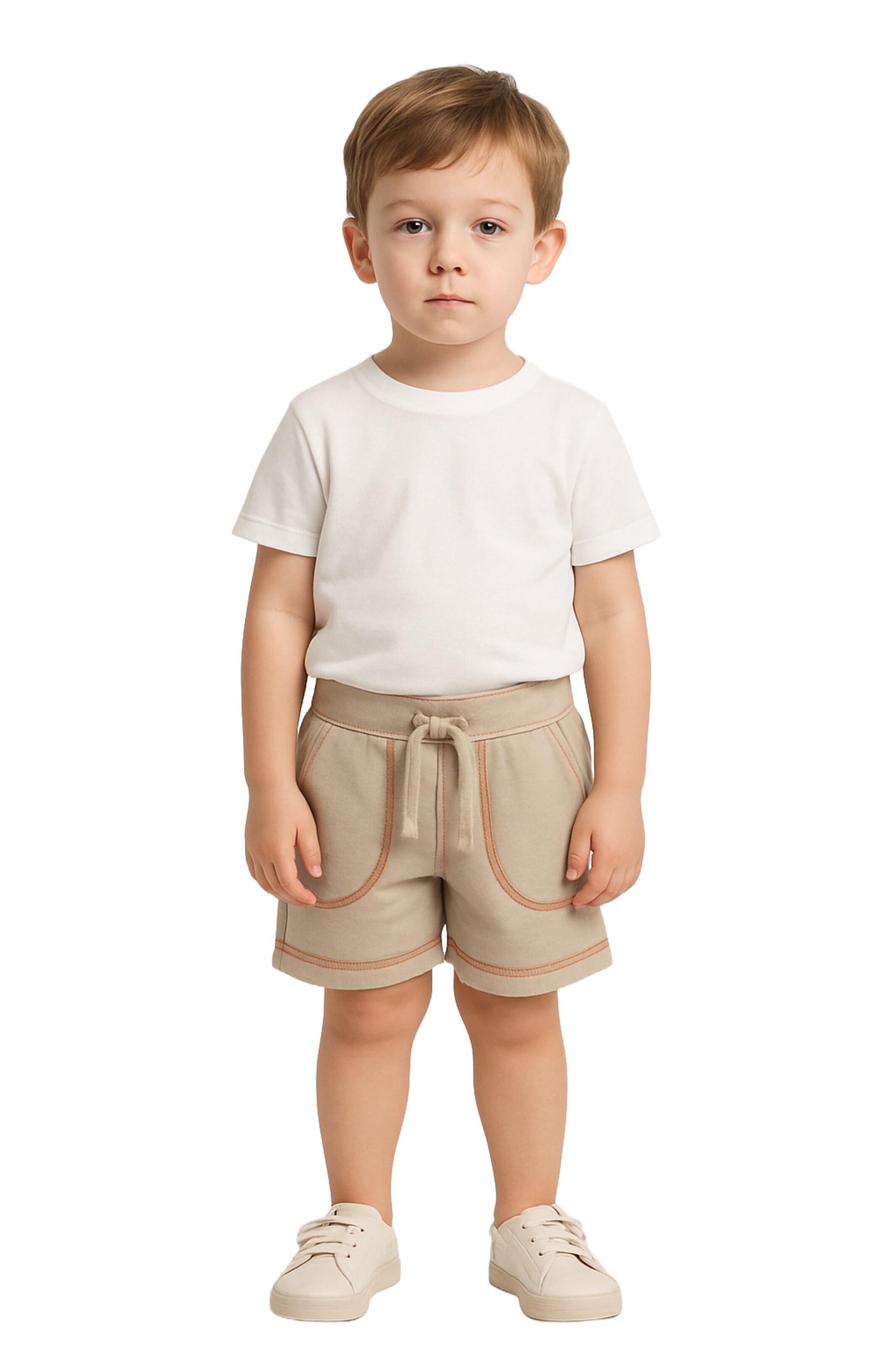 Panço Regular Pants in Beige: front
