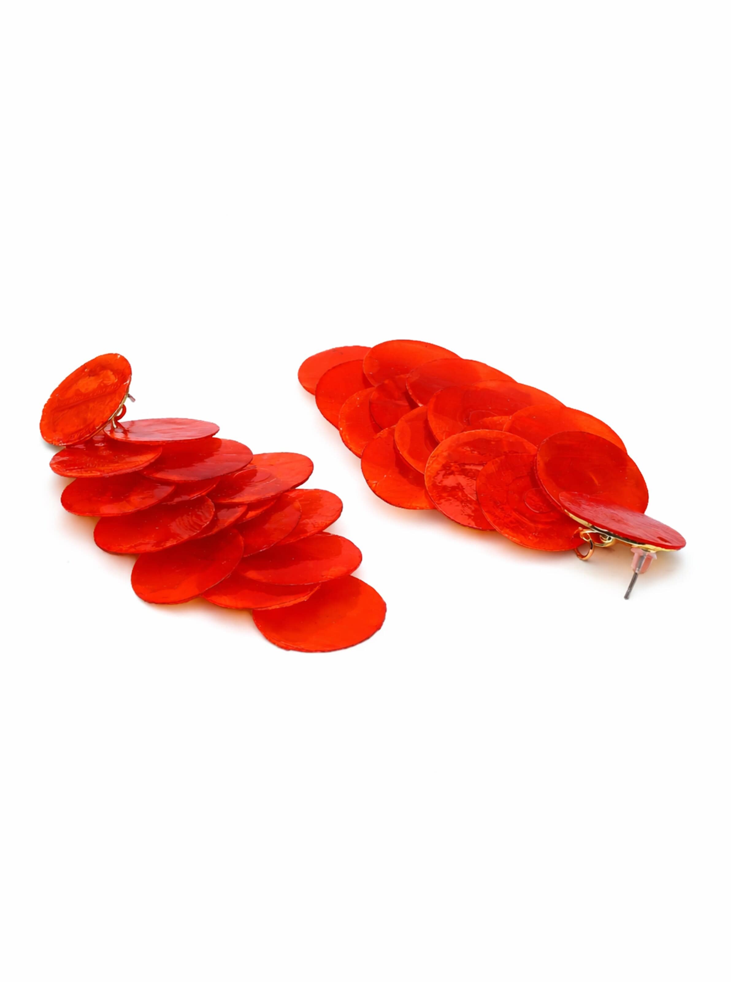 Boucles d'oreilles 'Ardelisse' AVANT-GARDE PARIS en orange