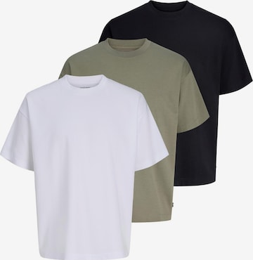 JACK & JONES Shirt 'Barron Tee' in Green: front