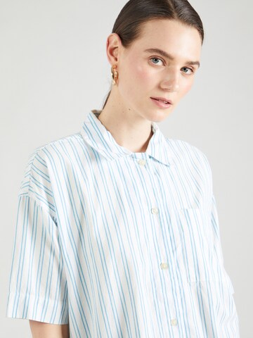 KnowledgeCotton Apparel Blouse in Wit