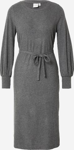 ICHI Dress 'Kyla' in Grey: front