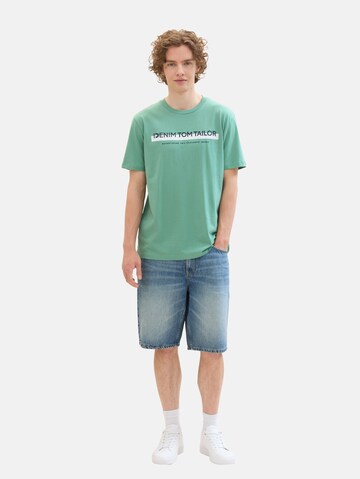 Maglietta di TOM TAILOR DENIM in verde