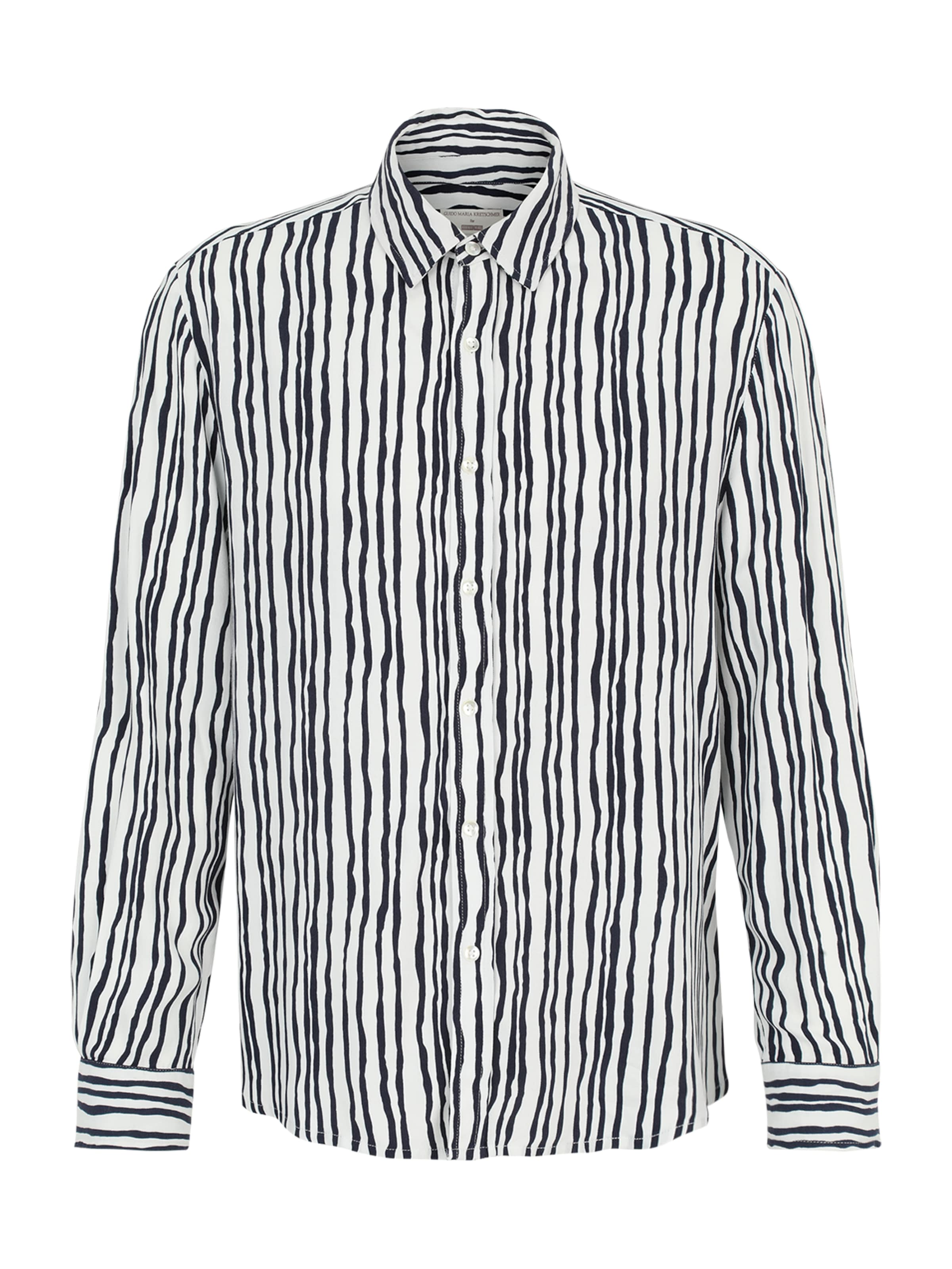 Guido Maria Kretschmer Men - Ajuste regular Camisa &#x27;Emilio&#x27; en azul: frente