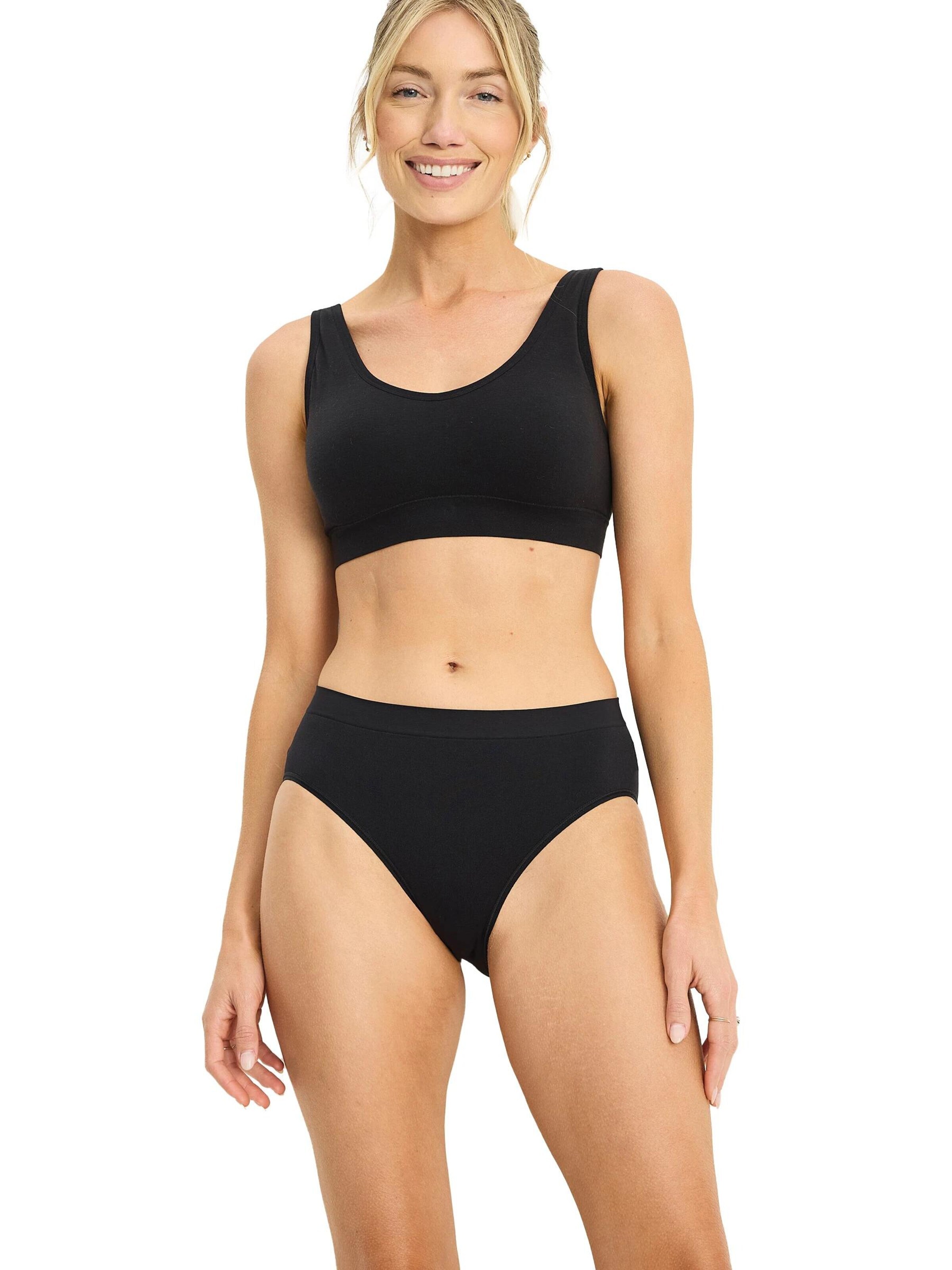 JOCKEY Sport-BH 'Seamfree™ Back Smoothing Bralette'‌‌‌‌‌‌ in S in schwarz, Produktansicht