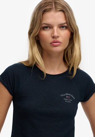 Superdry & Co Shirt 'Athletic Essentials' in Blauw