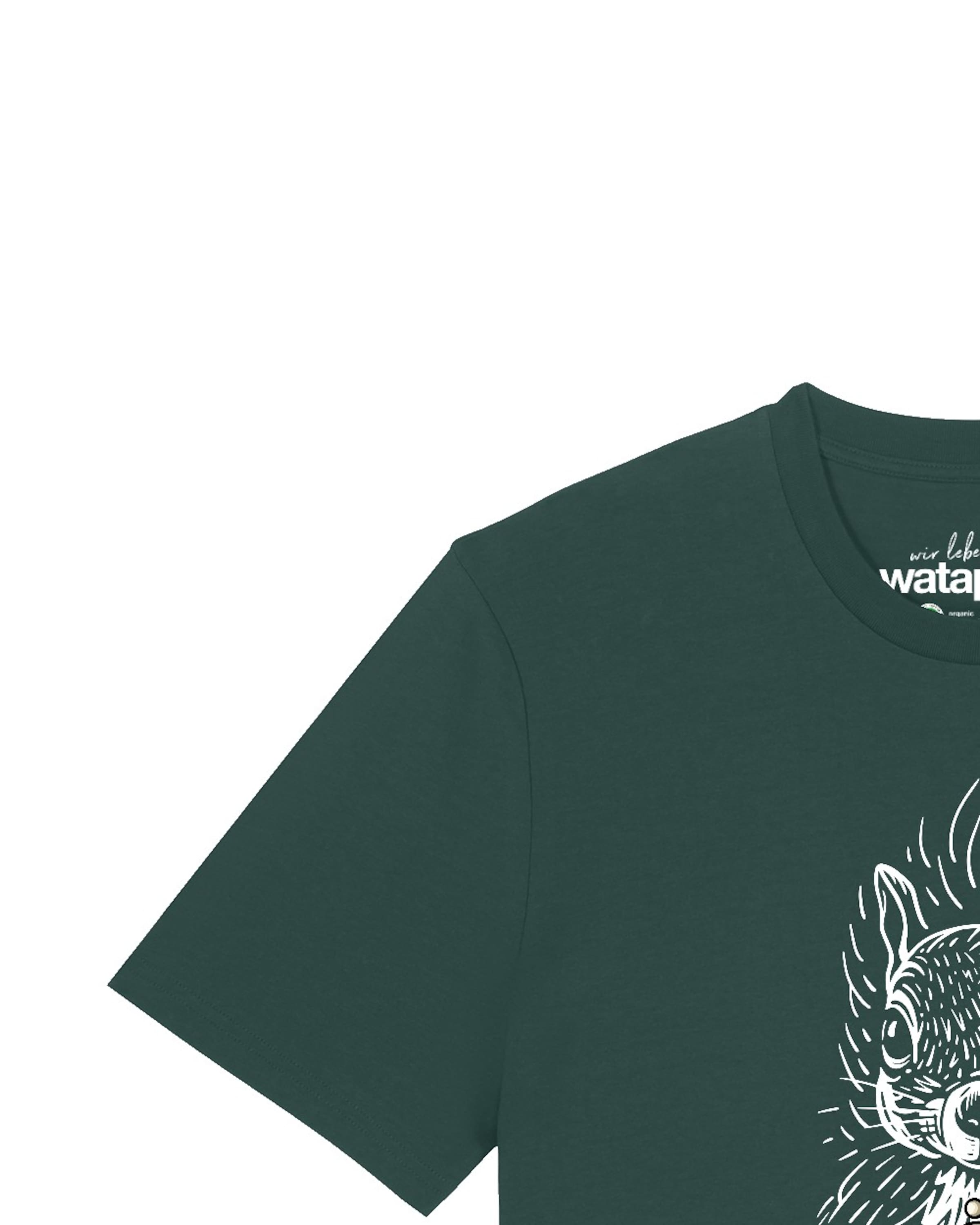 T-Shirt 'Eichhörnchen' Watapparel en vert