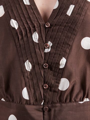 Chemisier 'ENRICA LANE' IVY OAK en marron