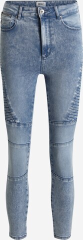 Only Petite Skinny Jeans in Blue: front