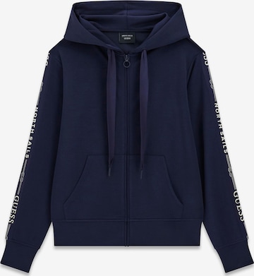 GUESS Jopa na zadrgo | modra barva: sprednja stran