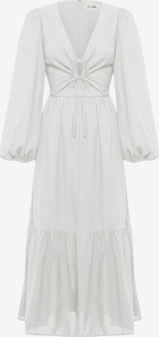 Robe Calli en blanc : devant