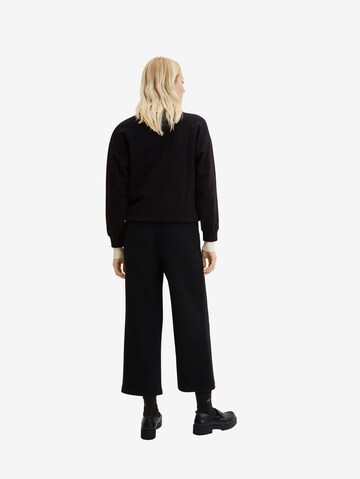 TOM TAILOR Loose fit Pants in Black