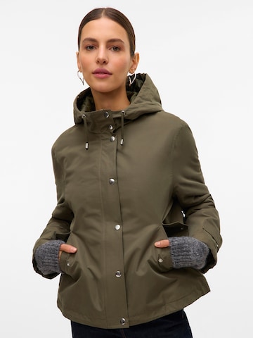 VERO MODA - Chaqueta de entretiempo 'VMGAIL CICI' en verde: frente