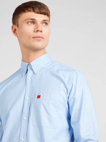 HUGO Slim fit Overhemd 'Evito' in Blauw