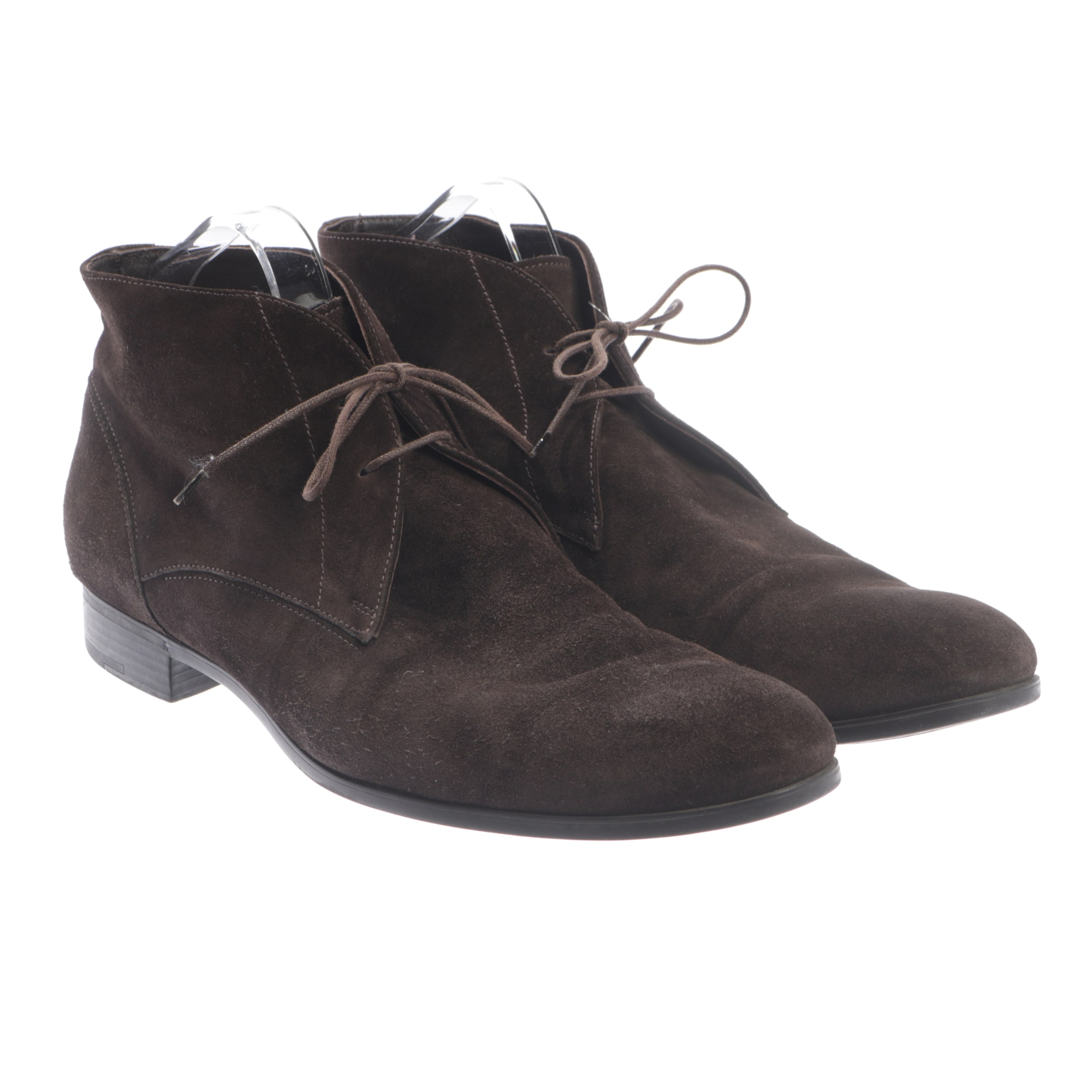 Zegna Anke & Mid-Calf Boots in 43,5 in Brown: front