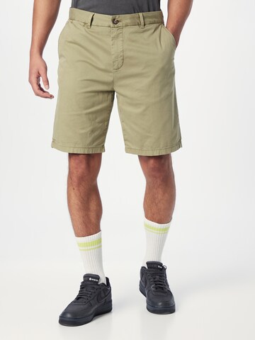 SCOTCH & SODA Regular Chino 'Stuart' in Groen: voorkant