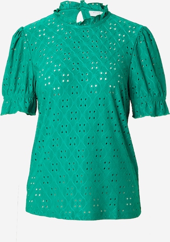 VILA Blouse 'KAWA' in Groen: voorkant