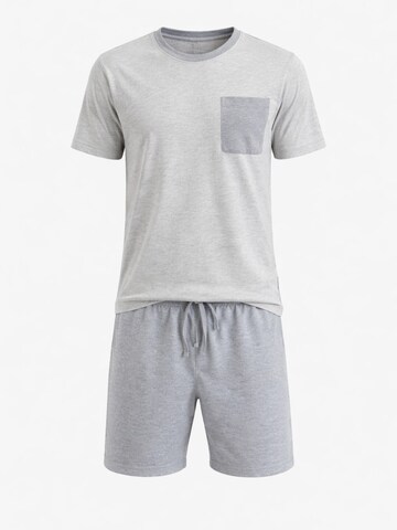 PANTONECLO - Pijama corto 'Pantoneclo Men’s Nightwear Set' en gris: frente