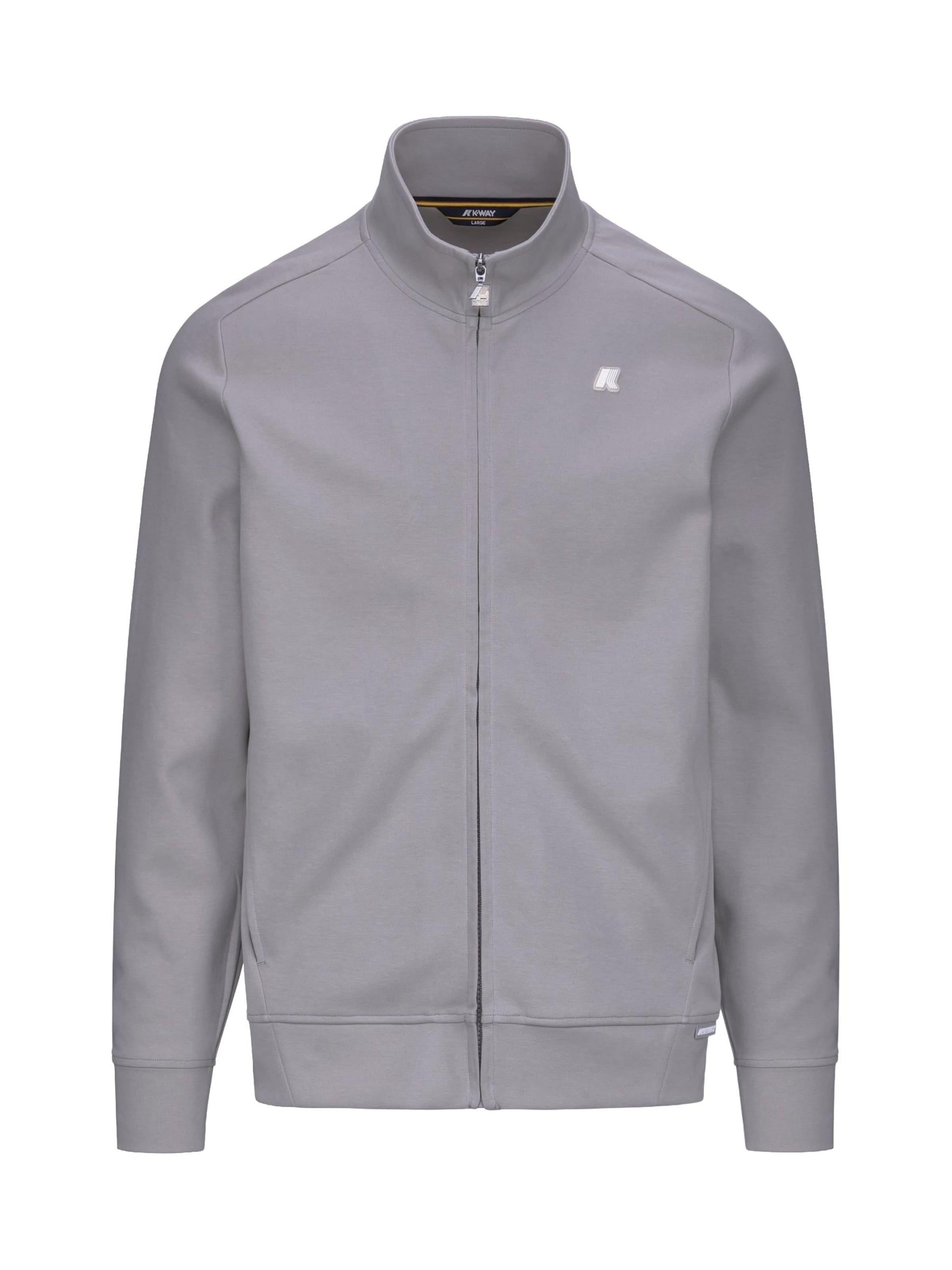 K-Way Sweatvest in Grijs: voorkant