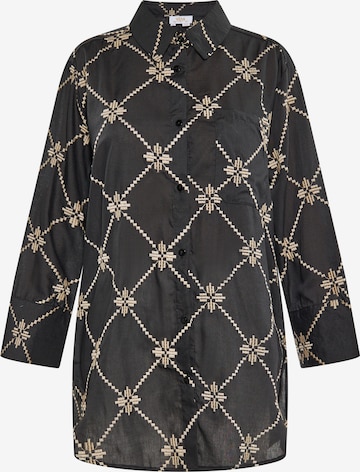 usha FESTIVAL Blouse in Zwart: voorkant