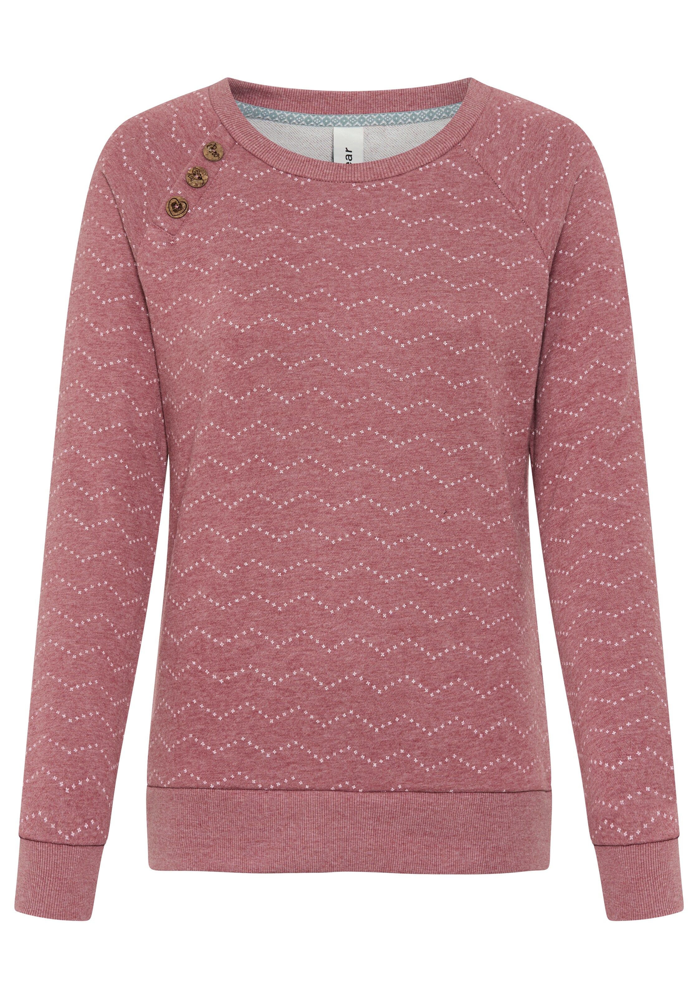 Ragwear Sweatshirt in Rot: Vorderseite