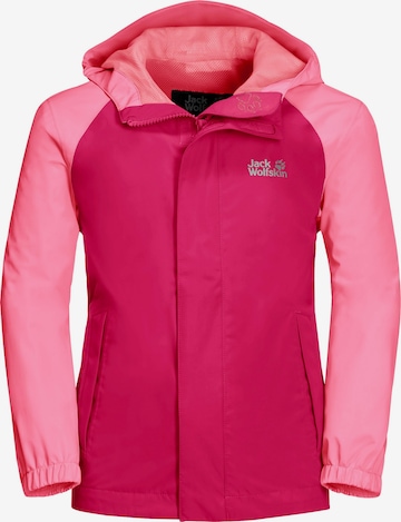 JACK WOLFSKIN Performance Jacket 'Tucan' in Pink: front
