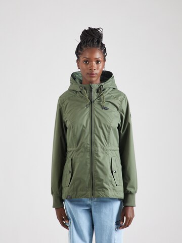 Ragwear Between-season jacket 'DANKKA' in Green: front