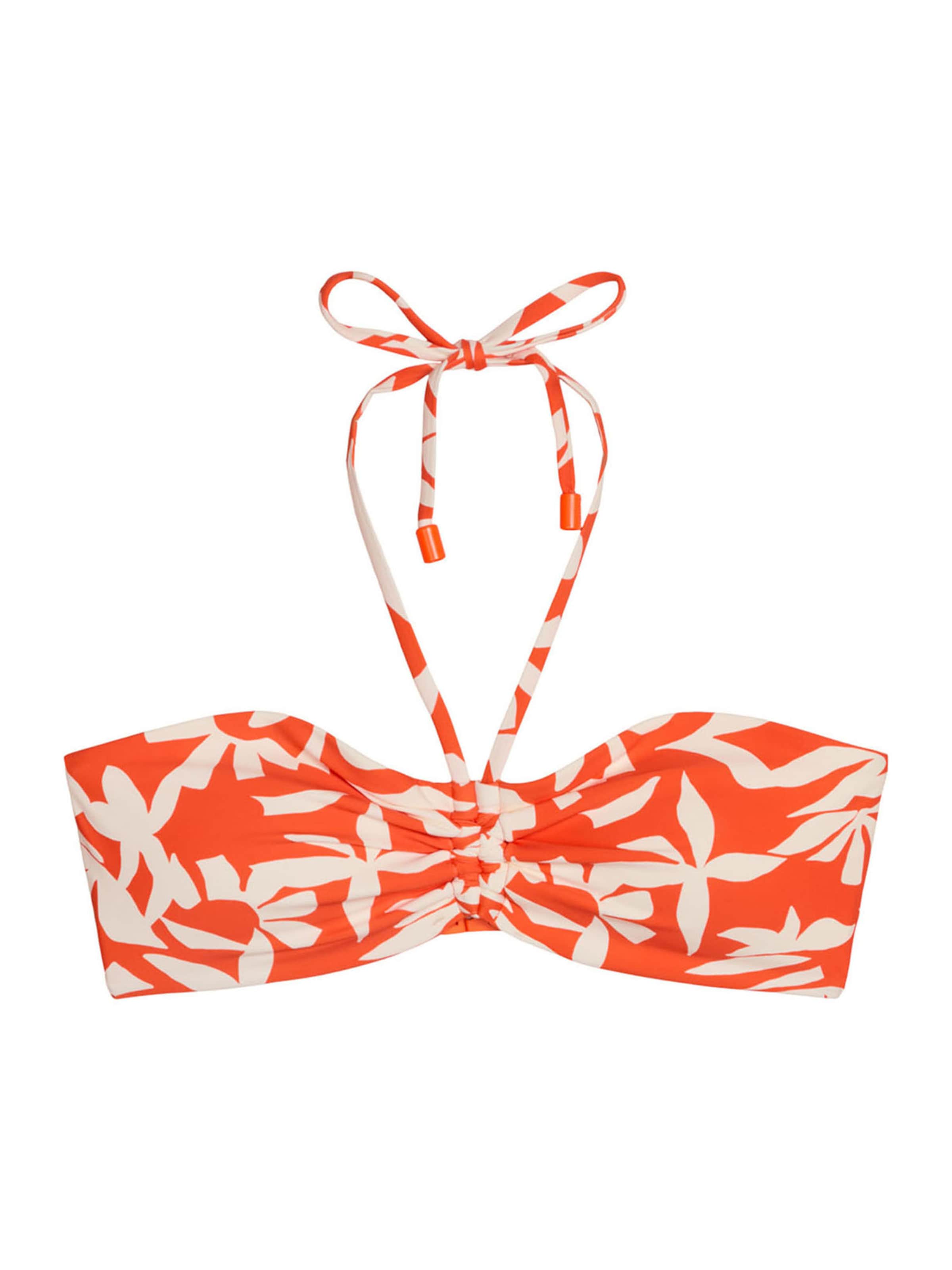 Bandeau Hauts de bikini ' Firecracker Floral ' Marc O'Polo en orange : devant