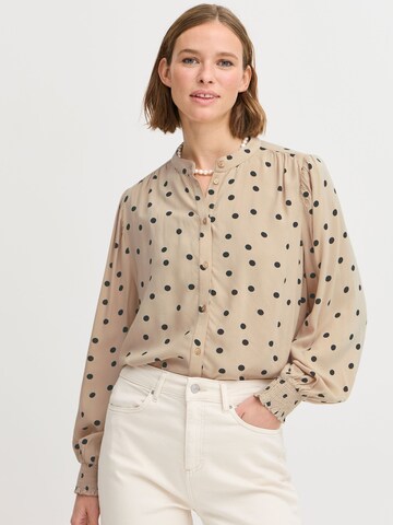 b.young - Blusa 'Bosa' em bege: frente