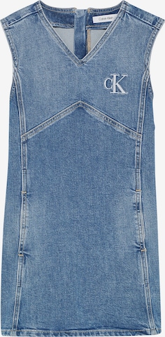 Calvin Klein Jeans Jurk in Blauw: voorkant