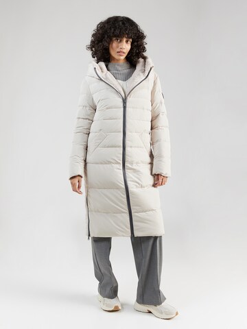 RINO & PELLE Χειμερινό παλτό 'Keilafur' σε γκρι: μπροστά