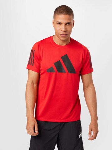 T-Shirt fonctionnel 'Free Lift' ADIDAS PERFORMANCE en rouge : devant