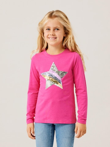 NAME IT Shirt 'Bistar' in Pink: Vorderseite