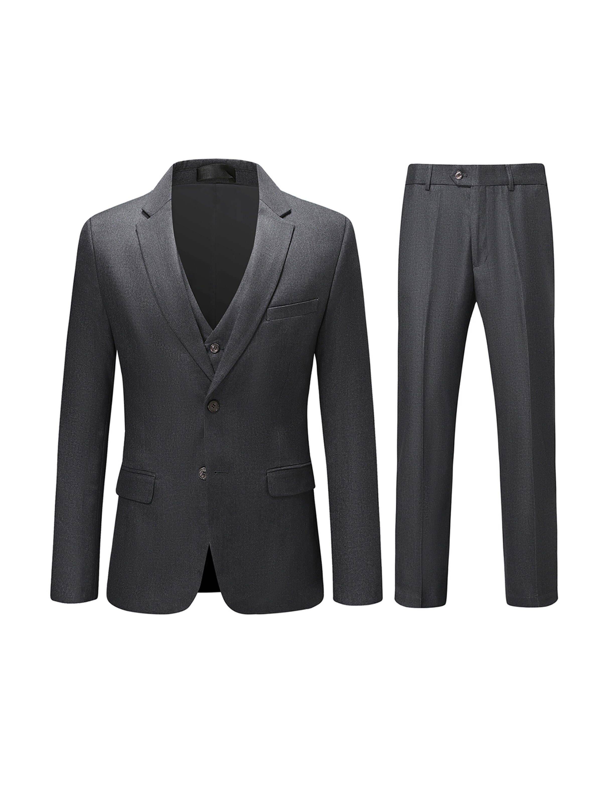 ALLTHEMEN Suit 'Zweiklang' in Grey: front