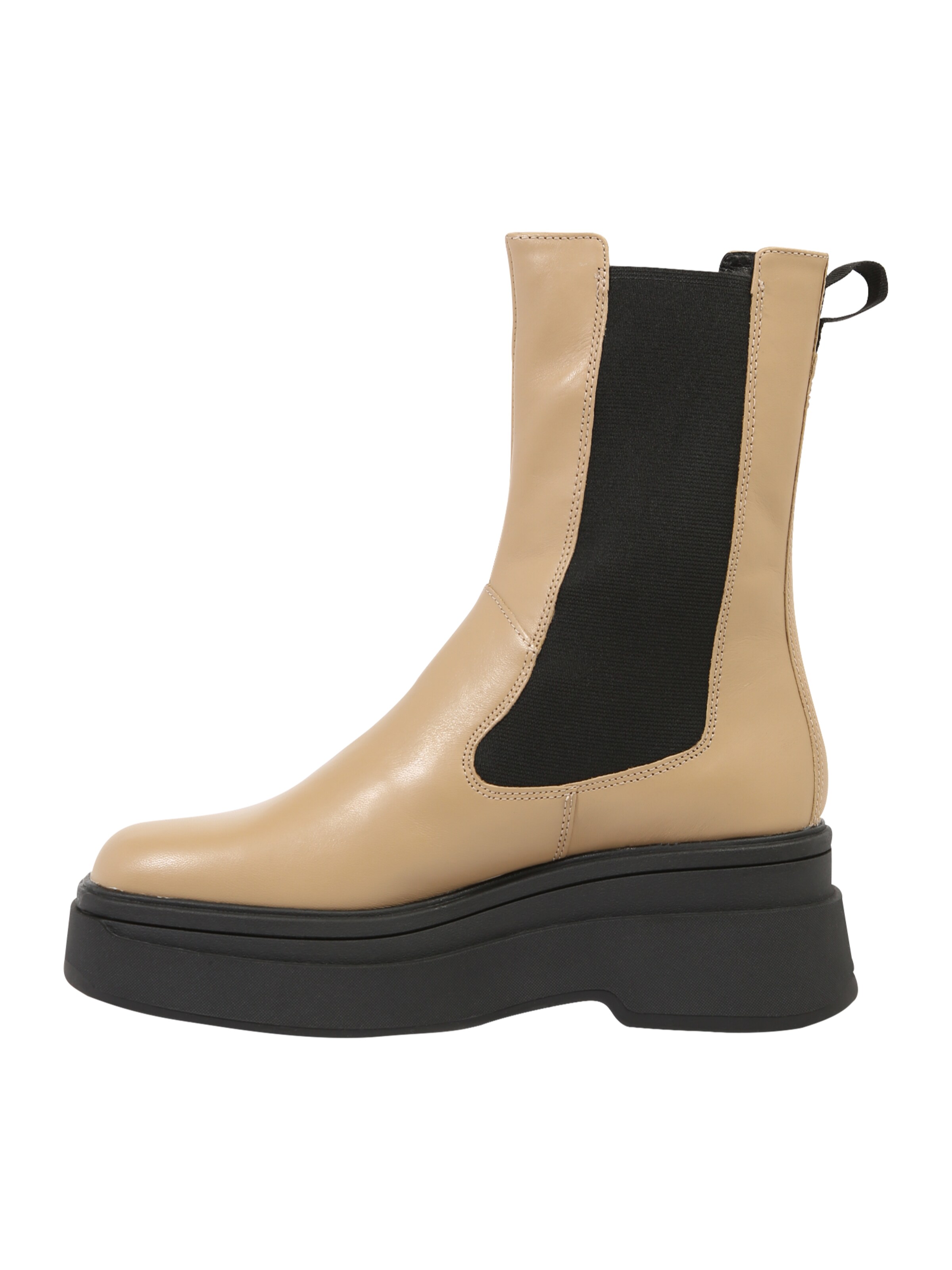 VAGABOND SHOEMAKERS Botki Chelsea 'CARLA' w kolorze beżowy