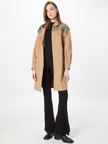 Kaffe Between-Seasons Coat in Beige