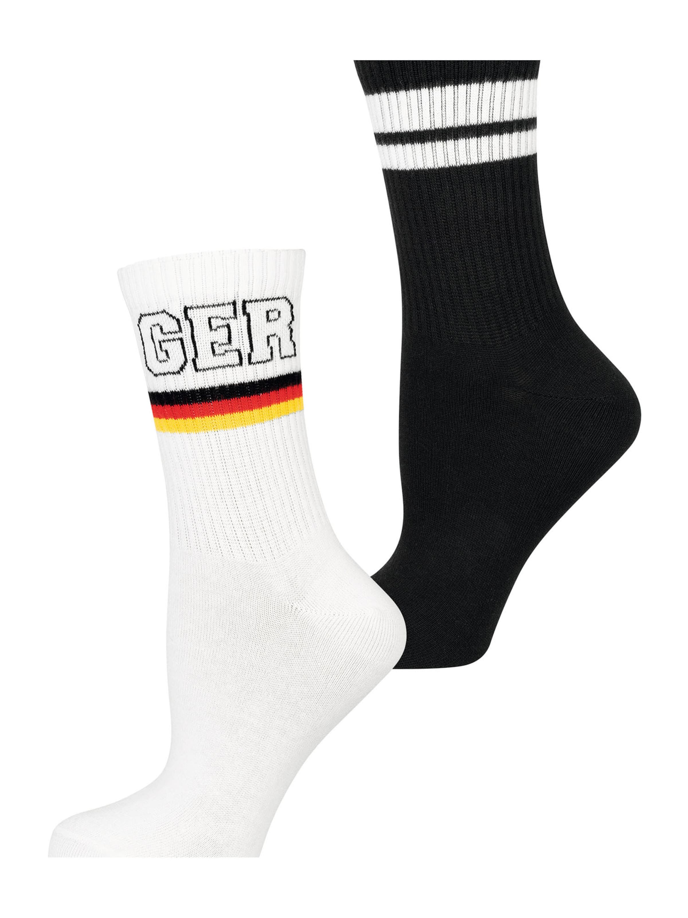 Nur Die Socks ' Fan ' in Black: front
