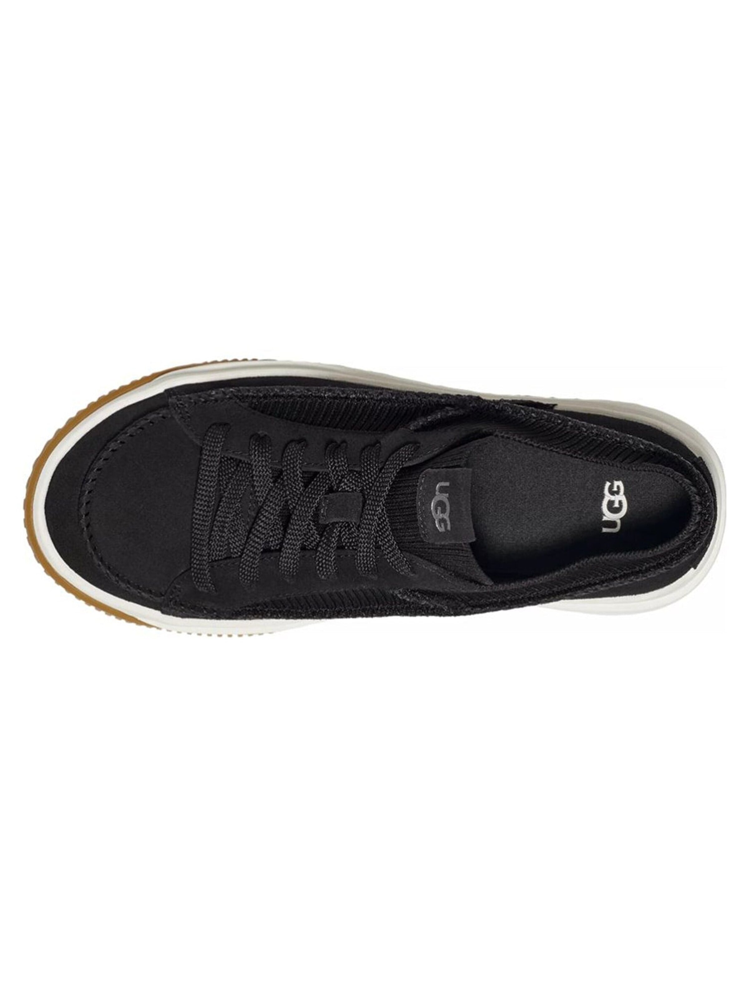 UGG Sneakers laag 'SKECHERS EZ-DUZZIT LACE BLACK' in Zwart