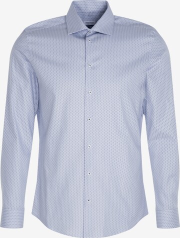 Coupe slim Chemise business SEIDENSTICKER en bleu : devant