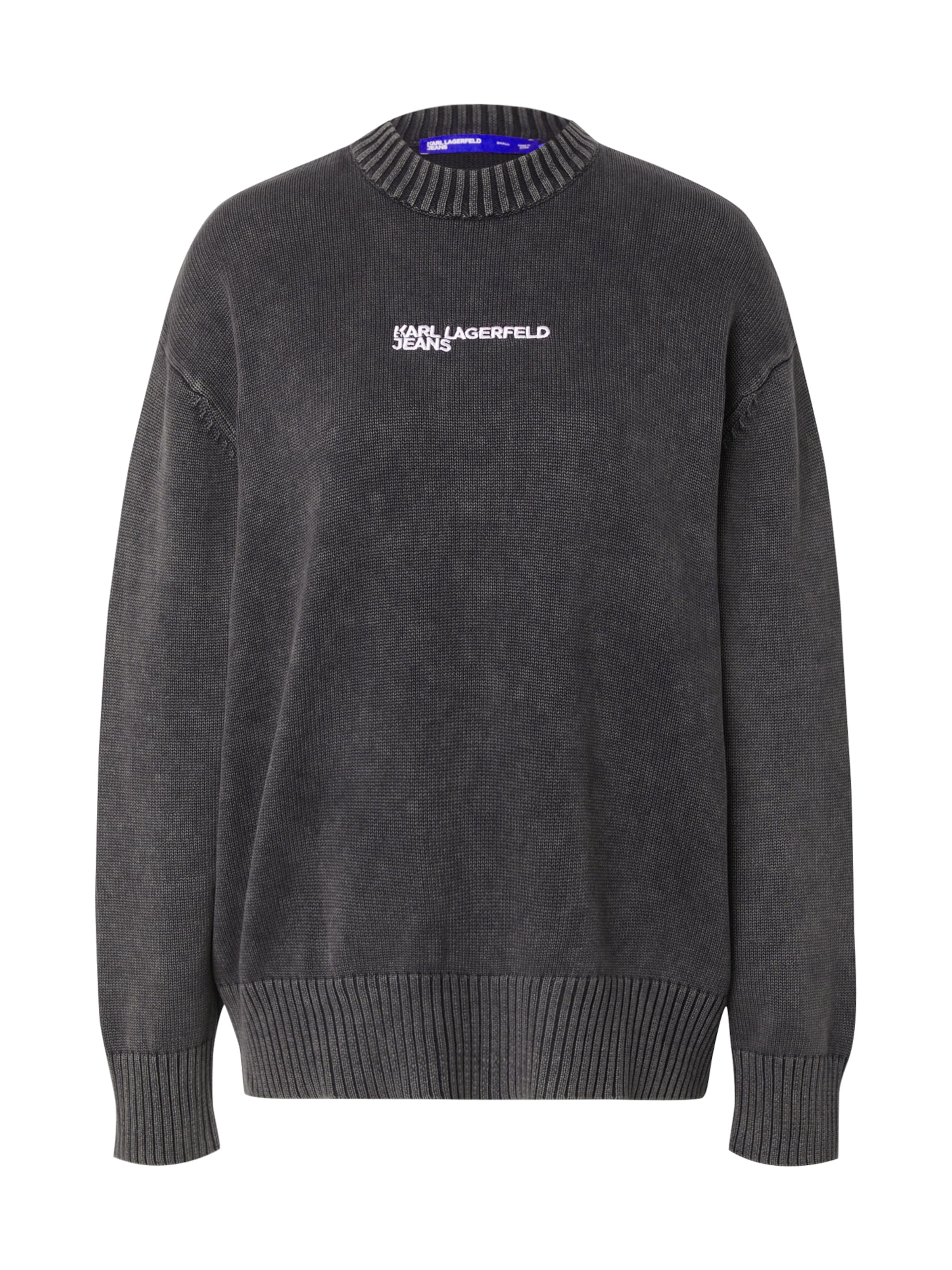Pullover di KARL LAGERFELD JEANS in nero: frontale