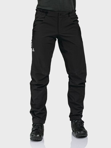 Schöffel Regular Outdoorbroek 'Zumaia' in Zwart: voorkant